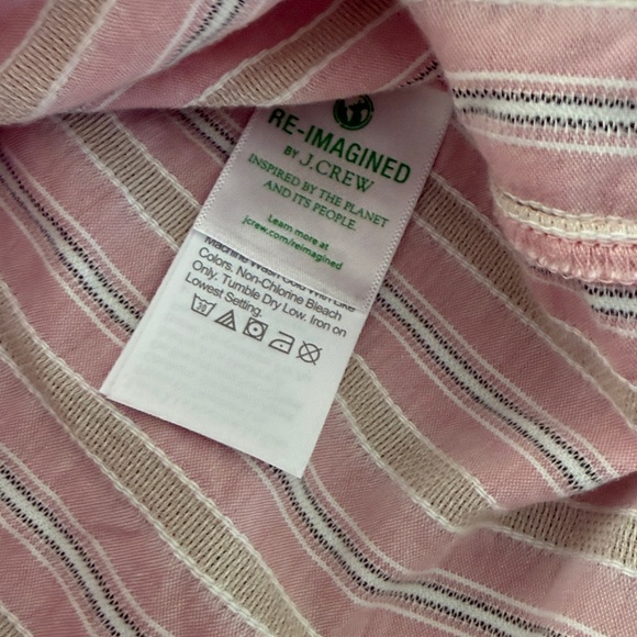 GAP Pink and White Striped Casual Shirt - Picture 3 of 6